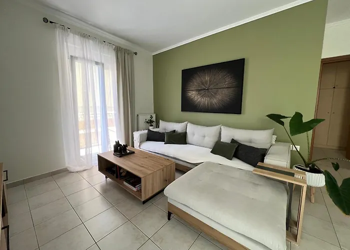 Zen Zone Apartment-Free Parking-290M To The Beach Kastellakia photo